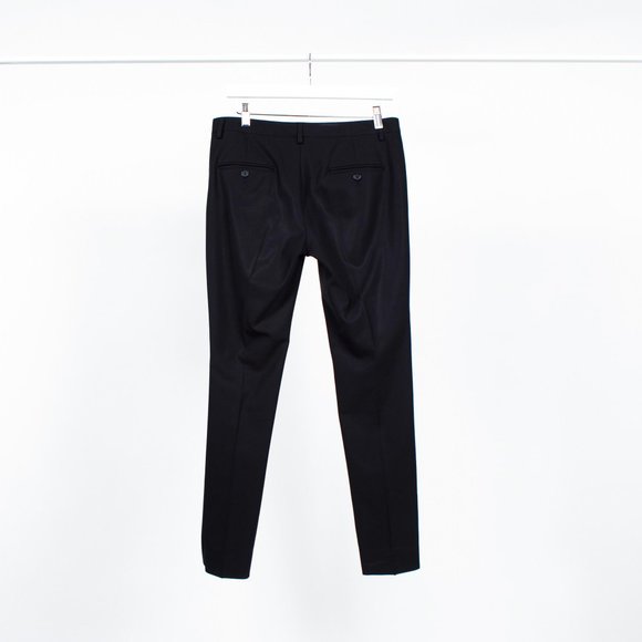 Theory Black Cigarette Pants with Coin Pocket. - Picture 2 of 3